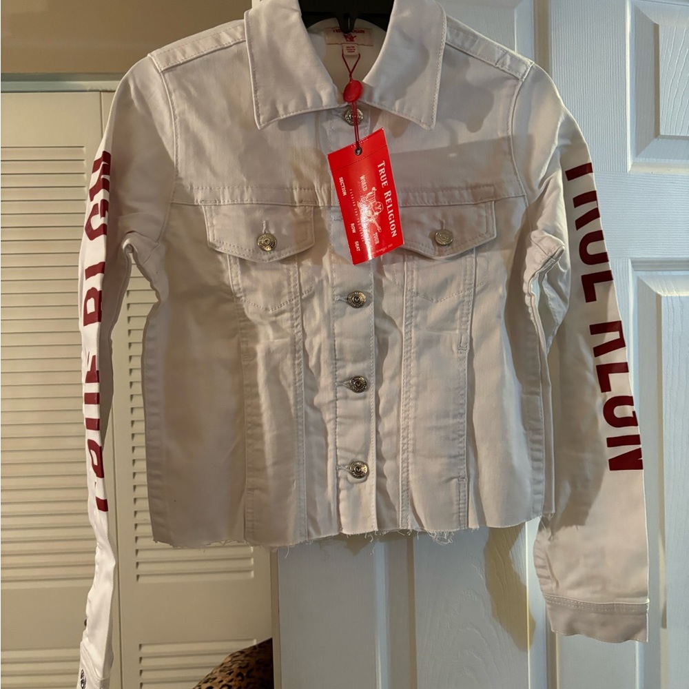 TRUE RELIGION LADIES JEAN JACKET. - Picture 6 of 6